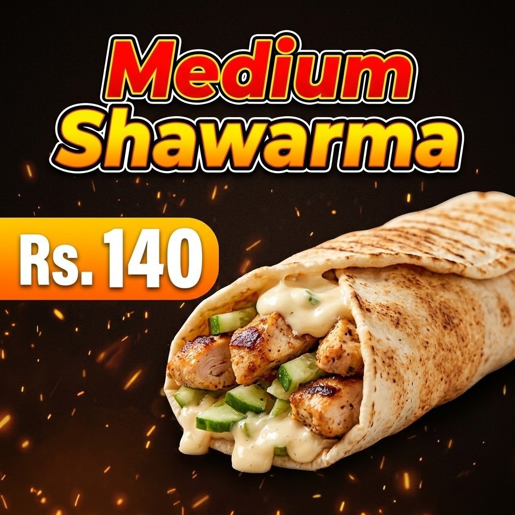 Medium Shawarma - میڈیم شوارما