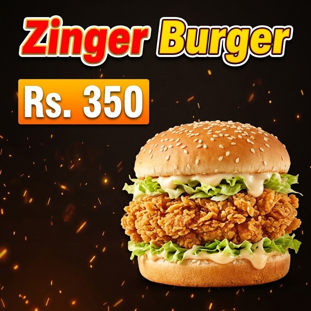Zinger Burger - زنگر برگر